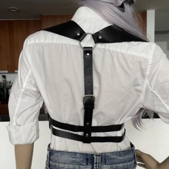 Harness Shoulders Double Belt New Bondage main image 5